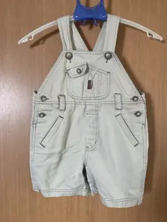 FELISSIMO ベージュオーバーオール 100cm