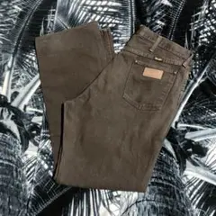 90s 米国製 ビンテージ Wrangler 13MWZKL ブラウンデニム
