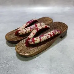 美品✨下駄 草履 着物 和装 木製 古風 高級感