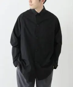 テアトラ カードリッチシャツ パッカブル 2 ブラック TEATORA