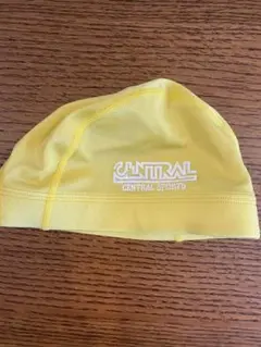 CENTRAL SPORTS 水泳帽 イエロー サイズL