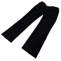 【ソブ】Sov.スラックス レディース(36)ブラック 美品 高級スラックス