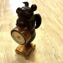 ブタの置き時計