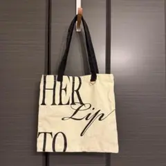 her lip to トートバッグ
