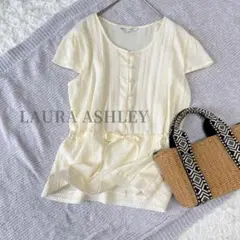 LAURA ASHLEY ローラアシュレイ カットソー チュニック オフホワイト