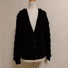 カネコイサオ 黒カーディガン