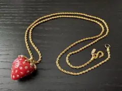 ケネスジェイレーン　ネックレス　いちご　ストロベリー　スタッズ　アンバー ケネスジェイレーン ネックレス いちご ストロベリー スタッズ