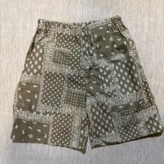 MPS　ペイズリー柄　ベージュハーフパンツ