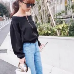【美品】eimy istoire ♡ オフショルブルゾン