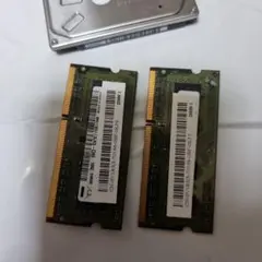 DDR3メモリ 2GB×2枚セット
