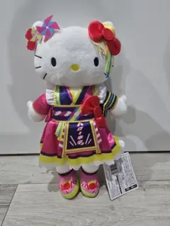「タグ付き」 サンリオ ピューロランドコラボレーション BIGぬいぐるみ キティ