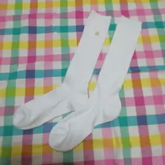 ハイソックス　白　ホワイト　19cm～22cm