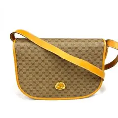 極美品 GUCCI VINTAGE ロゴ金具 ショルダーバッグ