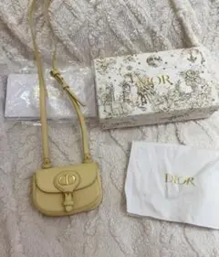 Dior イエロー ショルダーバッグ