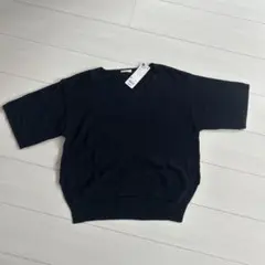 gu メランジセーター　ネイビー