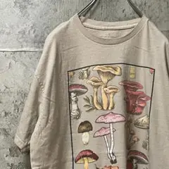 きのこ キノコ モチーフ 個性的 ユニーク Tシャツ