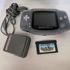 ゲームボーイアドバンス 本体 クリア　ケーブル付き　ジャンク品