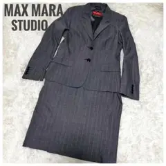 マックスマーラ MAX MARA スカートスーツセットアップ上下 ストライプ