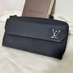 美品★ ルイヴィトン アエログラム ノワール 長財布 M69831