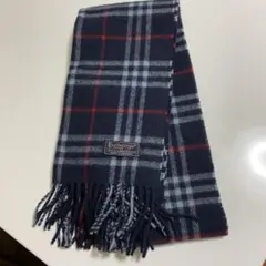 【美品】バーバリー マフラー ラムウール100%