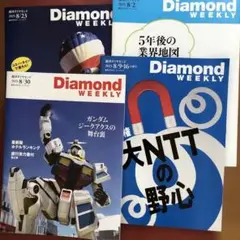 Diamond Weekly 2025年8月号 4冊セット