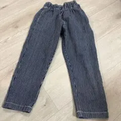 ストライプ ウエストゴム 長ズボン 110