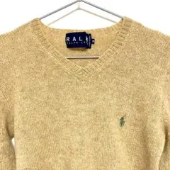 POLO ラルフローレン ワンポイントウール100%セーター