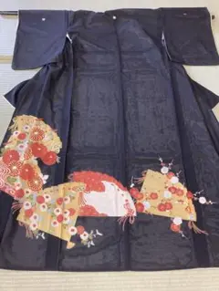 夏用和服 絽 黒留袖