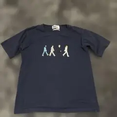 SHIPS　シップス　THE BEATLES　ビートルズ　Tシャツ　ネイビー