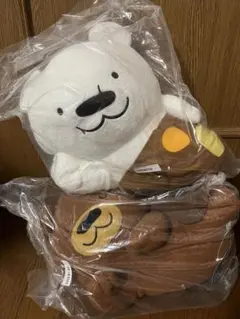 おやすみレストラン　ぬいぐるみXL 2種セット　くま