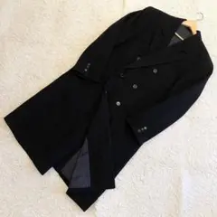 極美品 ディオール カシミヤ ダブル チェスターコート オーバーサイズ 黒