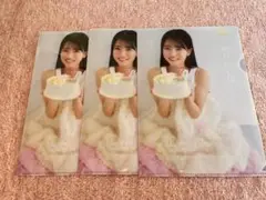 EX大衆 2025年8月号 乃木坂46 瀬戸口心月 両面クリアファイル　3セット