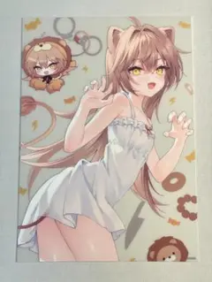 rurudo FALLENランダムA4クリアポスター　るるどらいおん
