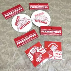 2BRO.pizza with us ステッカーセット　ドリンクコースター