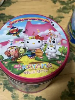 ご当地キティちゃん 空缶 岡山限定 2缶セット