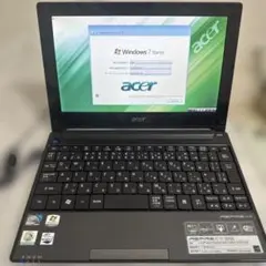 Acer Aspire One ノートPC ブラックWindows7
