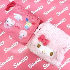 【新品未使用】【ピアノ】サンリオ　キミニキチャク2枚セットポーチ正規品