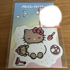 サンリオ　ハローキティ　日焼けキティ　ステッカー　アベイル