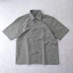 old unknown 短丈 シャツ ボックスシルエット チェック