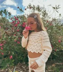 littlemaddie 　nothingbutamor　クロシェ　トップス