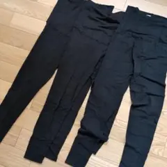 Mサイズ マタニティパンツ ブラック 3本