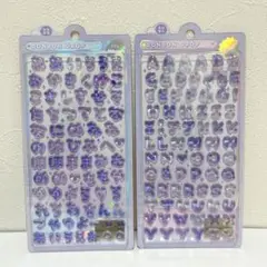 ★新品 未開封★ボンボンドロップシール 2点セット パープル③