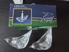 Cristal d'Arques Mesange 2個セット