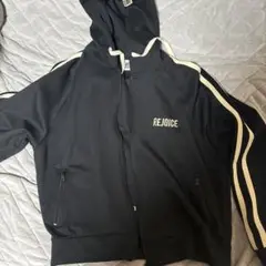 Official髭男dism REJOICE フード付ジップアップパーカーM 黒 Rejoice ジップアップパーカー ブラック – Official髭男dism