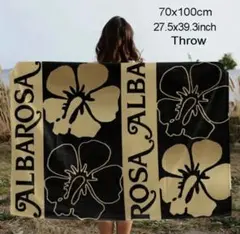ALBA ROSA グラフィック ブランケット 毛布 膝掛け 70x100 ⑤