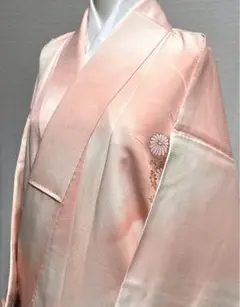 未使用品 和服 正絹 西陣 ボカシ和柄模様 付下げ 仕付け糸付