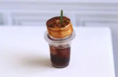 ミニチュア　ブリュレドーナツセット