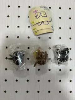 新品未開封　可愛いクモ 3個セット ガチャガチャ　ハエトリグモ