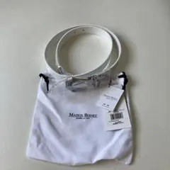 新品未使用　MAISON BOINET メゾンボワネ ベルト　ホワイト