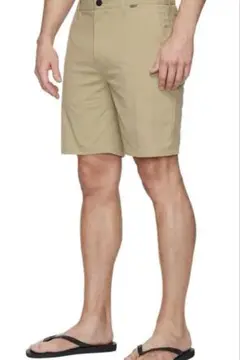 【新品タグ付】Hurley メンズ ドライフィット ハーフパンツ　ベージュ　S